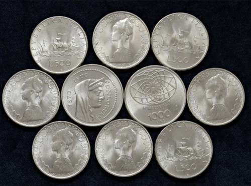 Repubblica italiana lotto - italiana, 10
