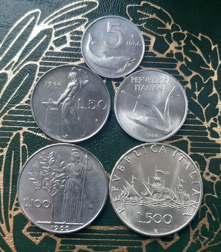 Monete lire del 1966 - ($), in