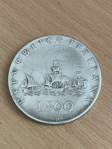 500 lire argento caravelle - argento,