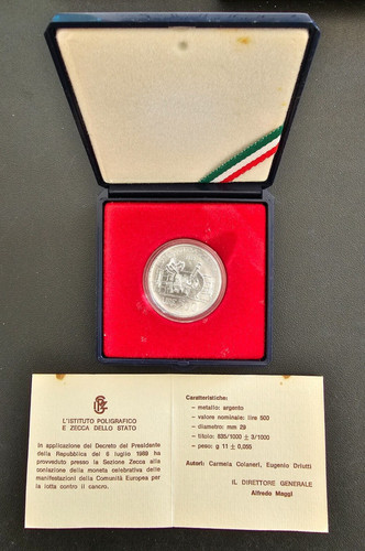 Repubblica italiana moneta 500 - italiana,