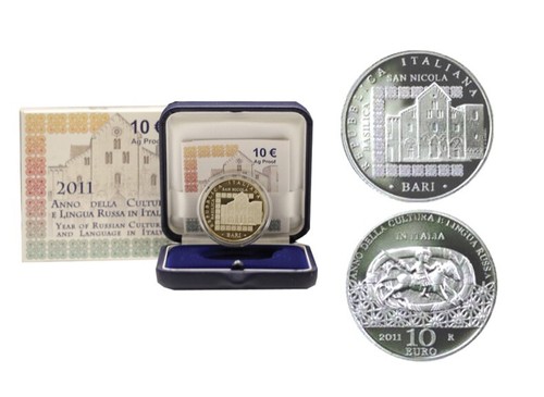 Italia moneta euro argento - moneta, 10