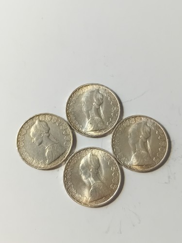 Monete argento 500 lire - monete,