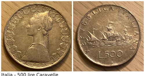500 lire caravelle - caravelle, 835