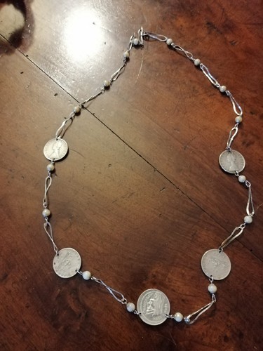 Collana argento 800 con - in,