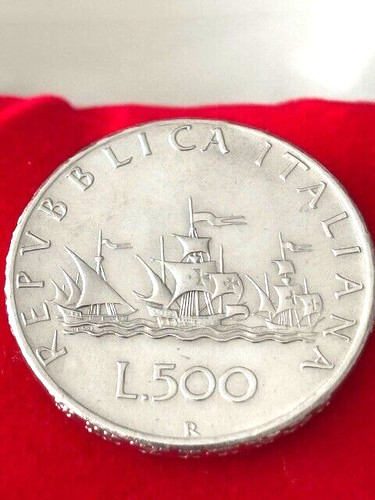 500 lire argento - in, argento,rep