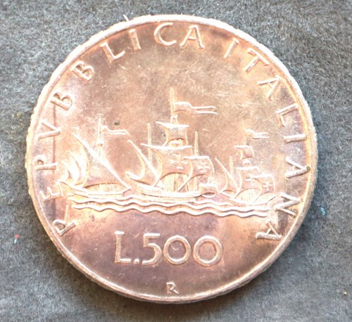 Moneta italiana lire 500 - moneta,