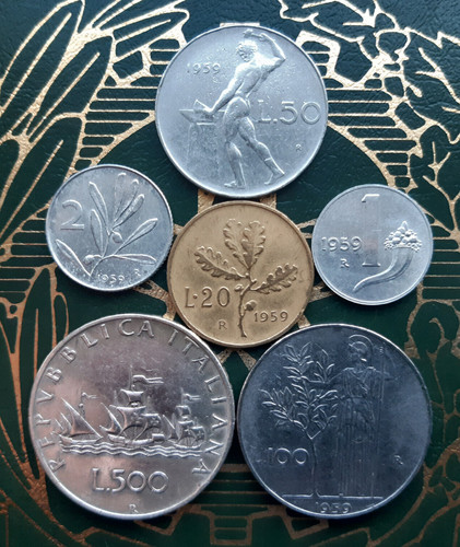 Monete lire del 1959 - ($),