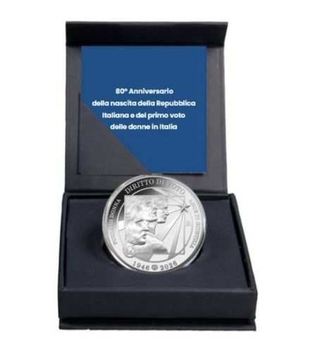 Moneta argento euro 2026 - 6,
