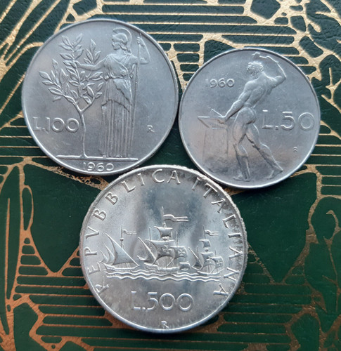 Monete lire del 1960 - in,