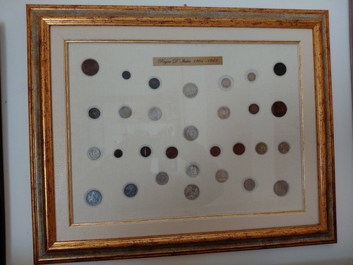 Quadro monete storia - monete, della