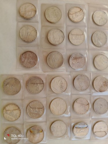 500 lire caravelle argento - lire,